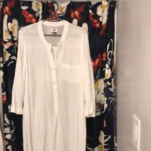 Old Navy linen cover up